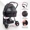 Show in main carousel: Ibiyaya Retro Luxe Cat & Dog Stroller, Large, Black slide 4 of 11
