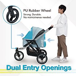 Ibiyaya The Beast Dog Jogging Stroller, Flash Gray slide 2 of 7