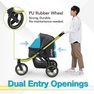 Show full view: Ibiyaya The Beast Dog Jogging Stroller, Jet Black slide 2 of 9