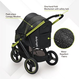 Ibiyaya The Beast Dog Jogging Stroller, Jet Black