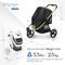 Show in main carousel: Ibiyaya The Beast Dog Jogging Stroller, Jet Black slide 6 of 9
