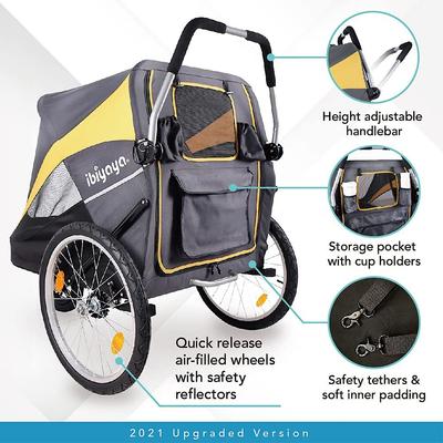 Show full view: Ibiyaya The Hercules Heavy Duty Pro Dog & Cat Stroller slide 4 of 12