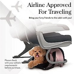 Ibiyaya Ultralight Pro Backpack Dog & Cat Carrier, Small, Coral Pink slide 2 of 6