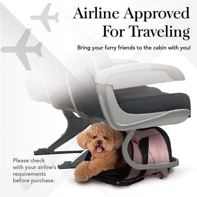 Show full view: Ibiyaya Ultralight Pro Backpack Dog & Cat Carrier, Small, Coral Pink slide 2 of 8