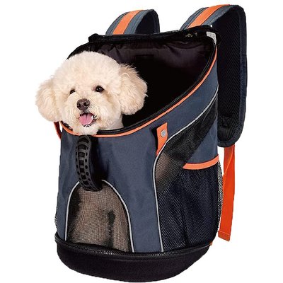 Ibiyaya Ibiyaya Ultralight Pro Backpack Dog & Cat Carrier, Small, Navy Blue