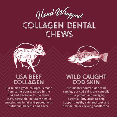 Show full view: Icelandic+ Beef Collagen with Wrapped Fish 8-in Dental Chew Dog Treat slide 7 of 7