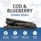 Show in main carousel: Icelandic+ Cod & Blueberry Combo Sticks Dog Treats, 6 count slide 6 of 7