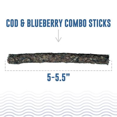 Show full view: Icelandic+ Cod & Blueberry Combo Sticks Dog Treats, 6 count slide 4 of 7