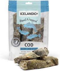 Icelandic+ Cod Short Chew Sticks Dog Treats, 3 count