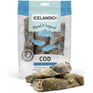 Icelandic+ Cod Short Chew Sticks Dog Treats, 3 count