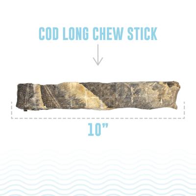 Show full view: Icelandic+ Cod Skin 10-inch Hand Wrapped Natural Dog Chew, 12 count slide 5 of 7