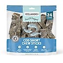 Icelandic+ Cod Skin 5-inch Hand Wrapped Natural Dog Chew, 24 count