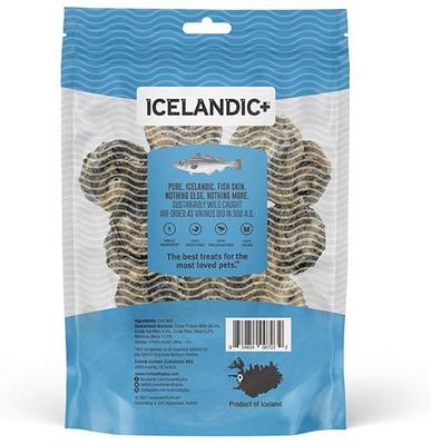 Show full view: Icelandic+ Cod Skin Rolls Fish Dog Treat, 3.0-oz bag slide 3 of 6