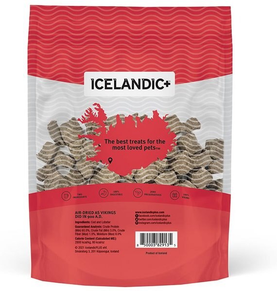 Icelandic+ Grain-Free Cod & Lobster Combo Bites Dog Treats