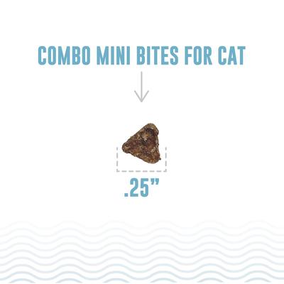 Show full view: Icelandic+ Grain-Free Mini Cod & Shrimp Combo Bites Adult Crunchy Cat Treats, 1.7-oz bag slide 5 of 5