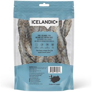Icelandic+ Herring Whole Fish Grain-Free Dog Treats, 3-oz bag