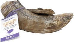 Icelandic+ Lamb Horn with Marrow Dog Chew, 4-in, Small