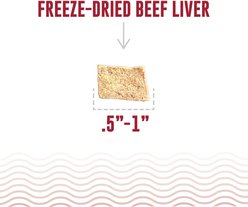 Icelandic+ Land & Sea Cod Skin & Beef Liver Freeze-Dried Dog Treats, 2.4-oz bag slide 2 of 7