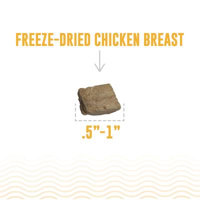 Show full view: Icelandic+ Land & Sea Cod Skin & Chicken Breast Freeze-Dried Dog Treats, 6.75-oz bag slide 4 of 8