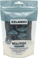 Icelandic+ Wolffish Stick Chews Dog Treats, 4-oz bag