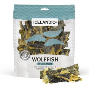 Icelandic+ Wolffish Stick Chews Dog Treats, 9-oz bag