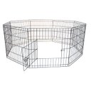 Iconic Pet 8-Panel Portable Foldable Wire Dog Pen, 24-in