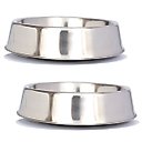 Iconic Pet Anti Ant Stainless Steel Non Skid Dog & Cat Bowl, 2 count, 1-cup