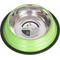 Show in main carousel: Iconic Pet Color Splash Stripe Non-Skid Dog Bowl, 2 count, Green, 8-cup slide 2 of 9