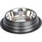 Show in main carousel: Iconic Pet Color Splash Stripe Non-Skid Stainless Steel Dog & Cat Bowl, Black, 8-oz slide 1 of 8
