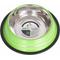 Show in main carousel: Iconic Pet Color Splash Stripe Non-Skid Stainless Steel Dog & Cat Bowl, Green, 16-oz slide 1 of 8