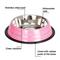 Show in main carousel: Iconic Pet Color Splash Stripe Non-Skid Stainless Steel Dog & Cat Bowl, Pink, 8-oz slide 4 of 7