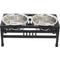 Show in main carousel: Iconic Pet Elevated Rectangular Non-Skid Stainless-Steel Double Diner Dog Bowl, Black, Small: 16-oz slide 2 of 9
