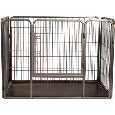 Iconic Pet Iconic Pet Heavy Duty Rectangular Wire Dog Playpen, 28-in