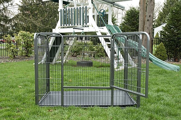 Show full view: Iconic Pet Heavy Duty Rectangular Wire Dog Playpen, 36-in slide 2 of 6