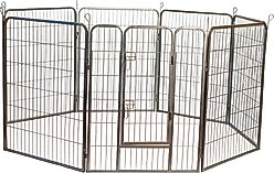 Iconic Pet Heavy Duty Wire Dog Playpen, 24-in