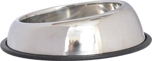 Show full view: Iconic Pet Heavy Weight Non-Skid Easy Feed High Back Stainless Steel Dog & Cat Bowl, 32-oz slide 3 of 6