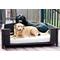 Show in main carousel: Iconic Pet Rattan Rectangular Sofa Cat & Dog Bed with Removable Cover, Espresso, Large slide 4 of 6