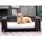 Show in main carousel: Iconic Pet Rattan Rectangular Sofa Cat & Dog Bed with Removable Cover, Espresso, Small slide 1 of 8