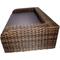 Show in main carousel: Iconic Pet Rattan Sofa Cat & Dog Bed with Removable Cover, Caramel & Mocha slide 4 of 11