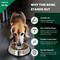Show in main carousel: Iconic Pet Slow Feed Stainless Steel Dog & Cat Bowl, 2 count, Large slide 4 of 10