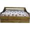 Show in main carousel: Iconic Pet Wooden Feeder Dog Bed, Rustic Brown, Small slide 1 of 8