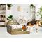 Show in main carousel: Iconic Pet Wooden Feeder Dog Bed, Rustic Brown, Small slide 5 of 8