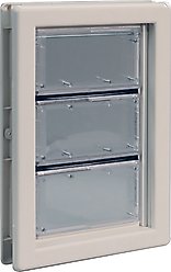 Ideal Pet Products Air Seal Dog Door, White, Medium