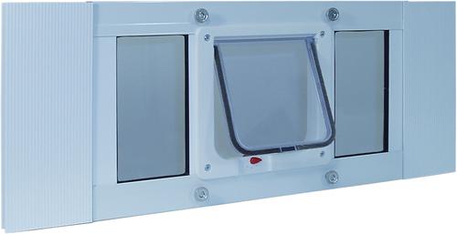 Show full view: Ideal Pet Products Sash Window Flap Cat Door, 27-32 inches slide 1 of 4