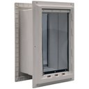Ideal Pet Products Wall Entry Dual Flap Dog Door, White, X-Large