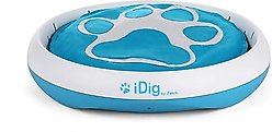 iFetch iDig Stay Dog Toy, Blue