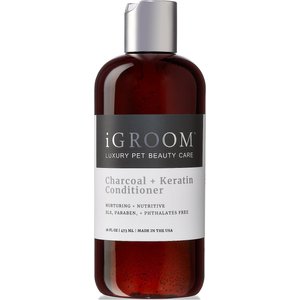 iGroom Charcoal & Keratin Dog Conditioner, 16-fl oz bottle