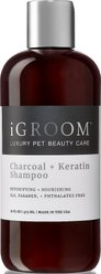 iGroom Charcoal & Keratin Dog Shampoo, 16-fl oz bottle, bundle of 2