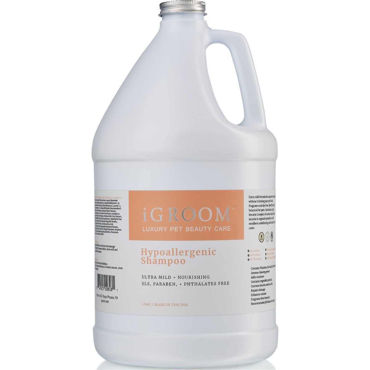 iGroom Hypoallergenic Dog Shampoo, 1-gal bottle, bundle of 2