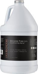iGroom Silicone Free 3-1 Dog Conditioning Spray, 1-gal bottle
